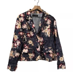 Peruvian Connetion Floral Women's Blazer